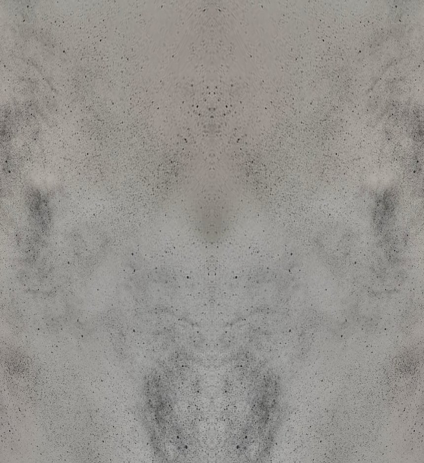 Close-up of antique mirror patina